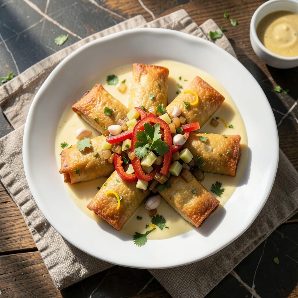 Cuban Egg Rolls Recipe: Crispy Wonton Wraps With Spiced Scrambled Centers