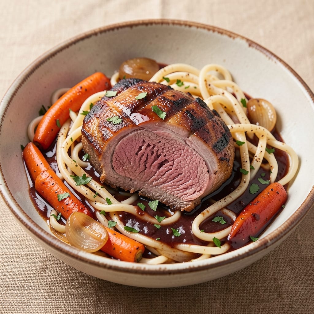 Chuck Roast and Egg Noodles Recipe: Savory Breakfast Stew With Tender Meat and Soft Pasta