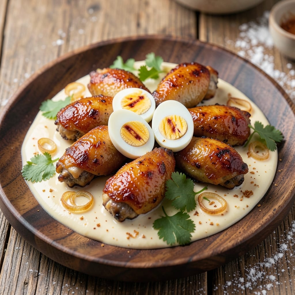 Creamy Salted Egg Chicken Wings Recipe: Crispy Bites with Silky Glaze and Bold Umami Kick