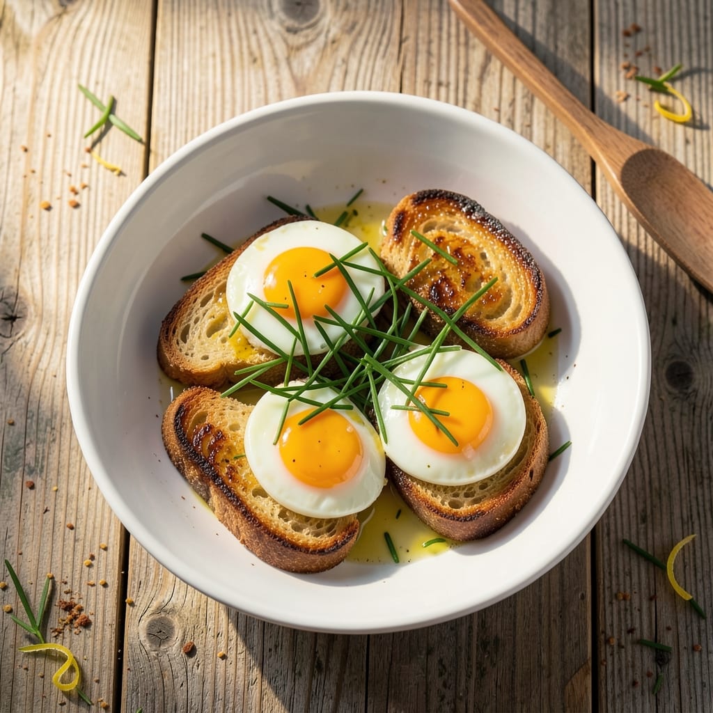 Chives and Eggs Recipe: Crispy Topped Breakfast with Fresh Herb Zing