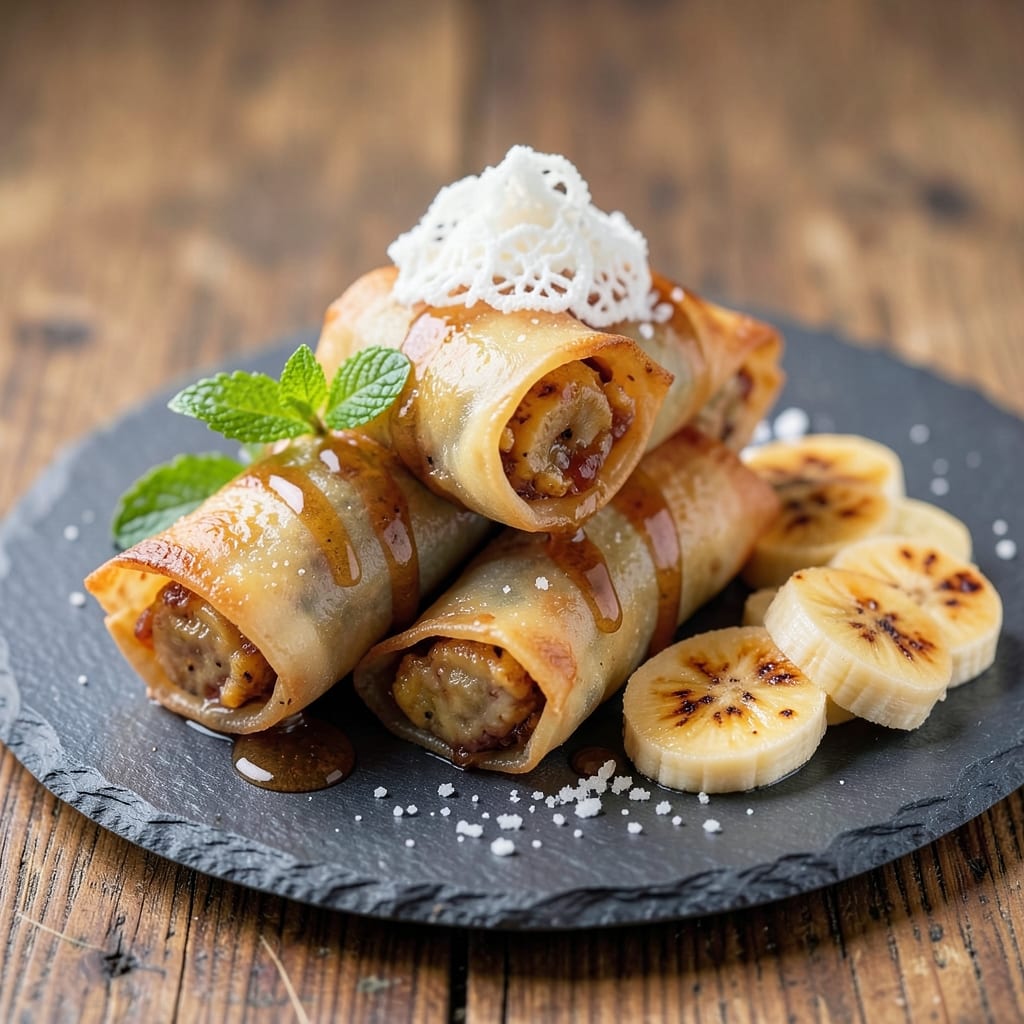 Banana Egg Roll Recipe: Crispy Wonton Wraps With Silky Yolk Magic