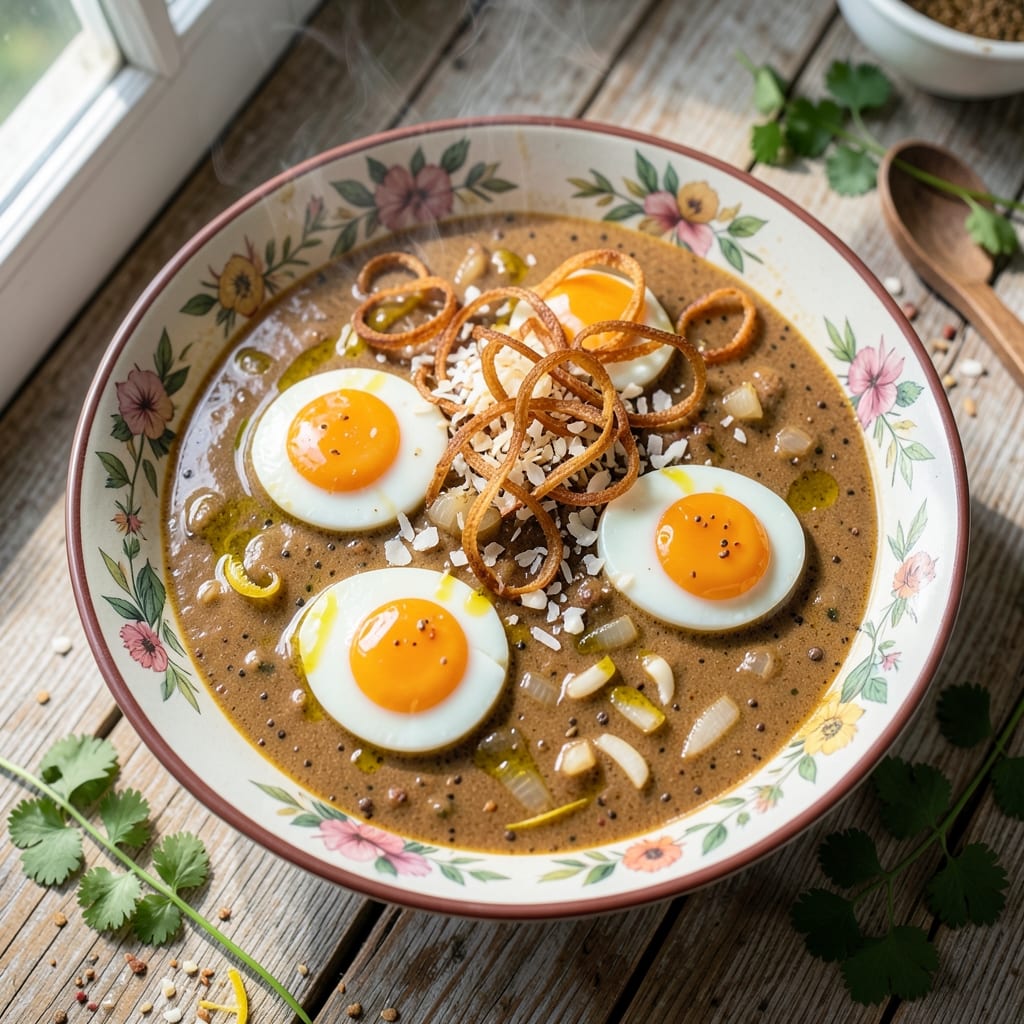 Delicious Egg Curry Recipe: Spiced Coconut Cream With Soft Poached Eggs