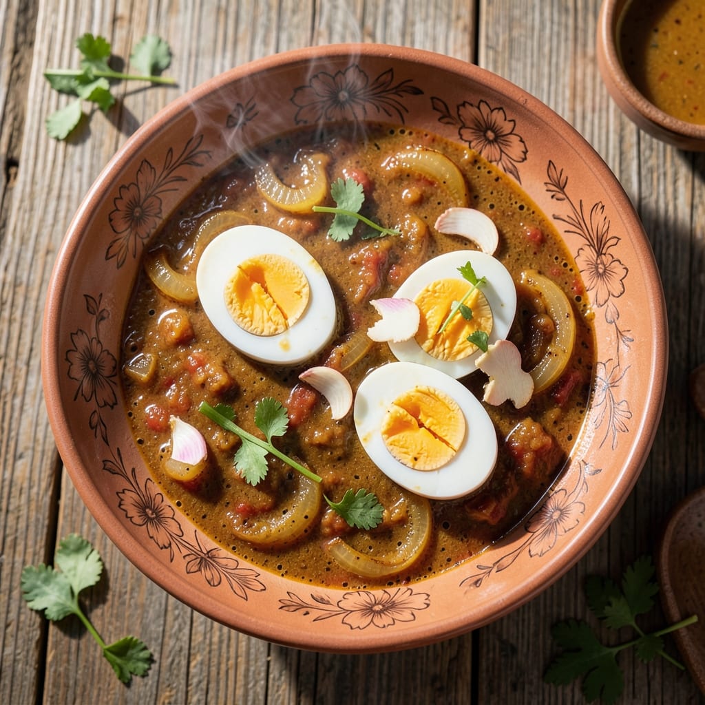 Boiled Egg Curry Indian Recipe: Spiced Yolk Magic in Creamy Coconut Gravy
