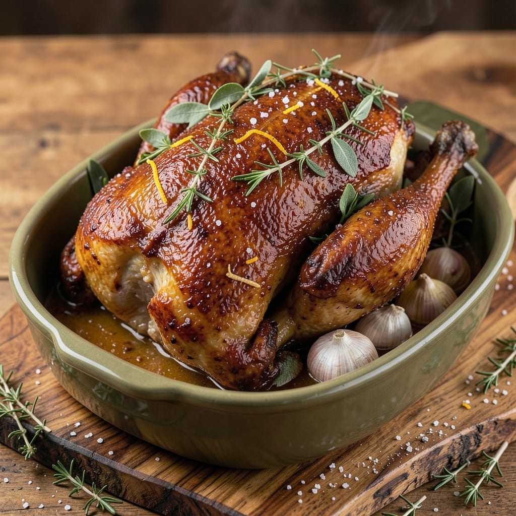 Big Green Egg Ceramic Turkey Roaster Recipe: Juicy Herb-Infused Roast in One Pot