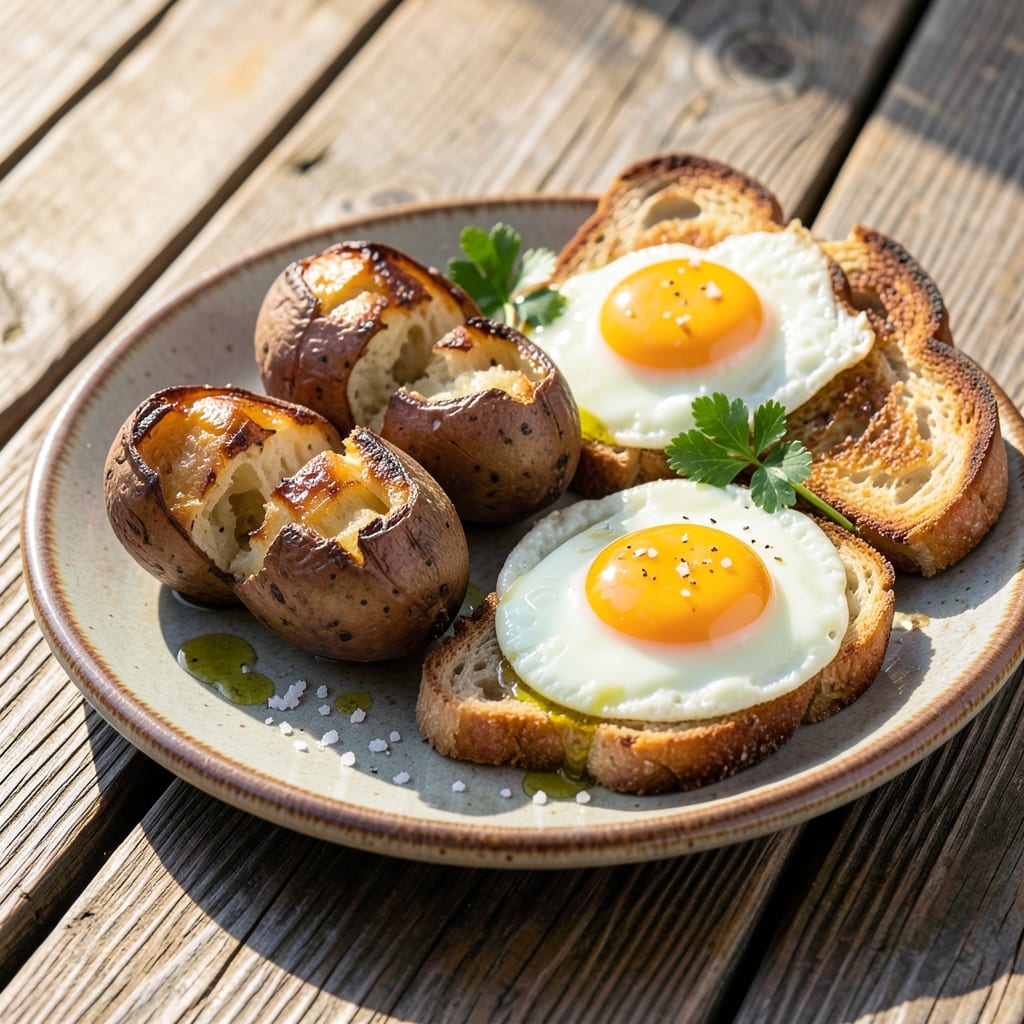 Bread Egg Potato Recipe: Savory Hash with Crispy Edges and Fluffy Centers