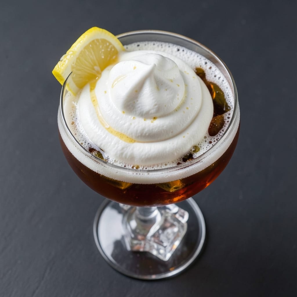 Disaronno Sour Cream With Egg White Recipe: Fluffy Clouds With Boozy Tang