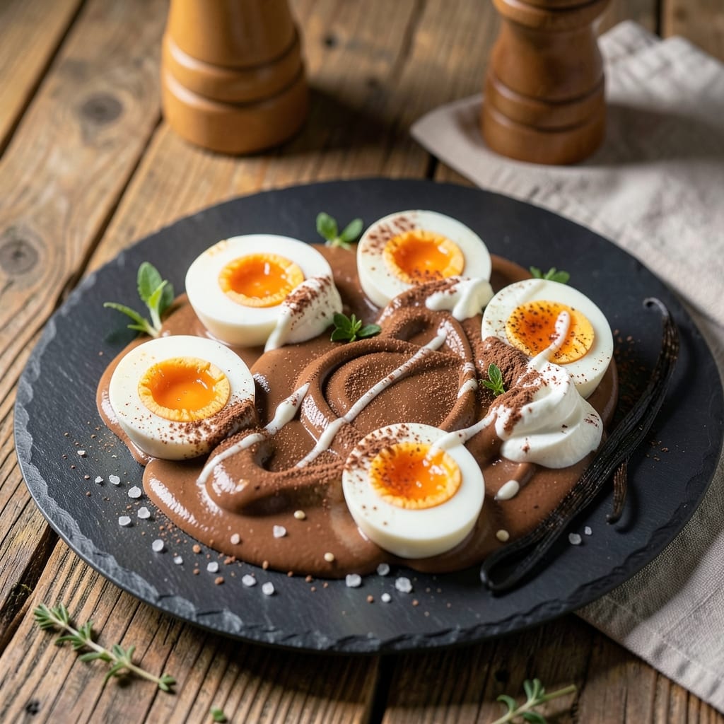 Boiled Eggs and Cocoa Powder Recipe: Rich Chocolate-Dipped Protein Bites