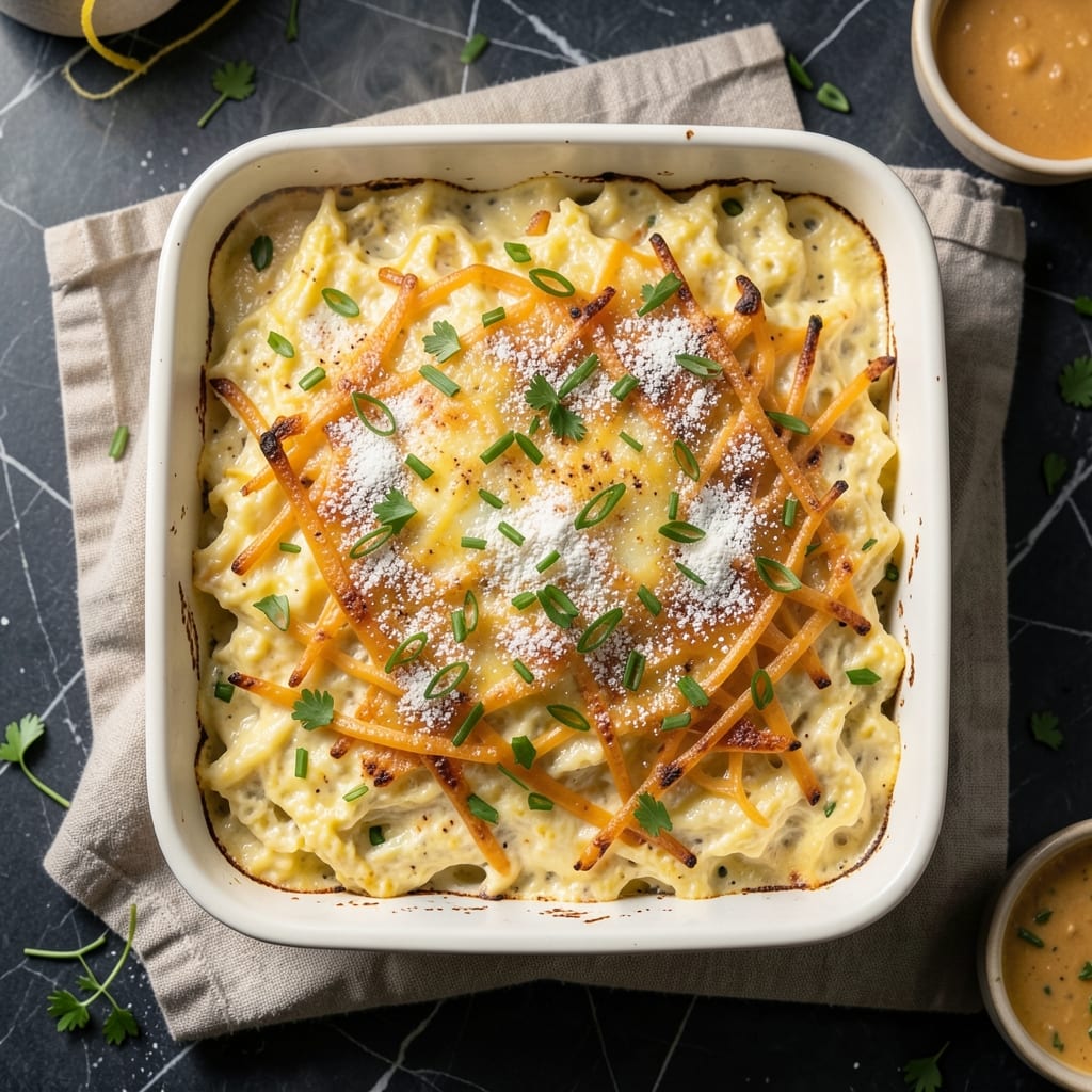 Baked Egg Scramble Casserole Recipe: Fluffy Yolk Clouds and Crispy Herb Top
