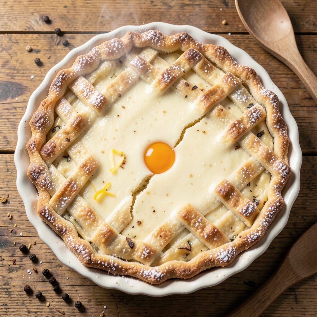 Chef RV Manabat's Egg Pie Recipe: Golden Crust Hugs Silky Yolk Magic