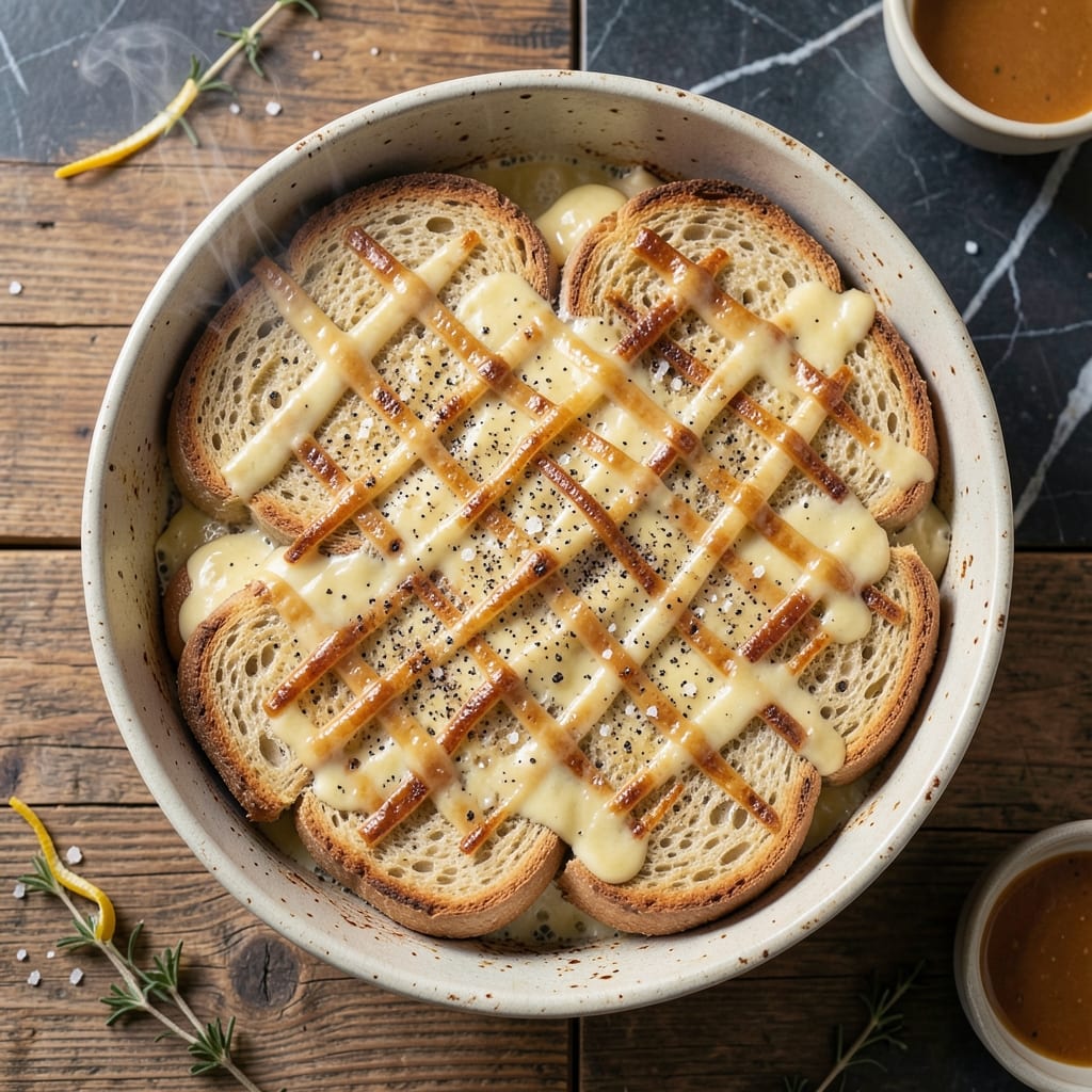 Egg Bake Recipe with English Muffins: Crispy Crust, Runny Yolk Magic