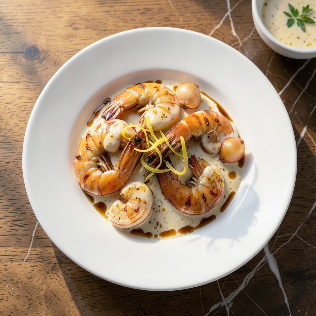 Creamy Salted Egg Shrimp Recipe: Silky Cream Sauce with Crunchy Topping Magic