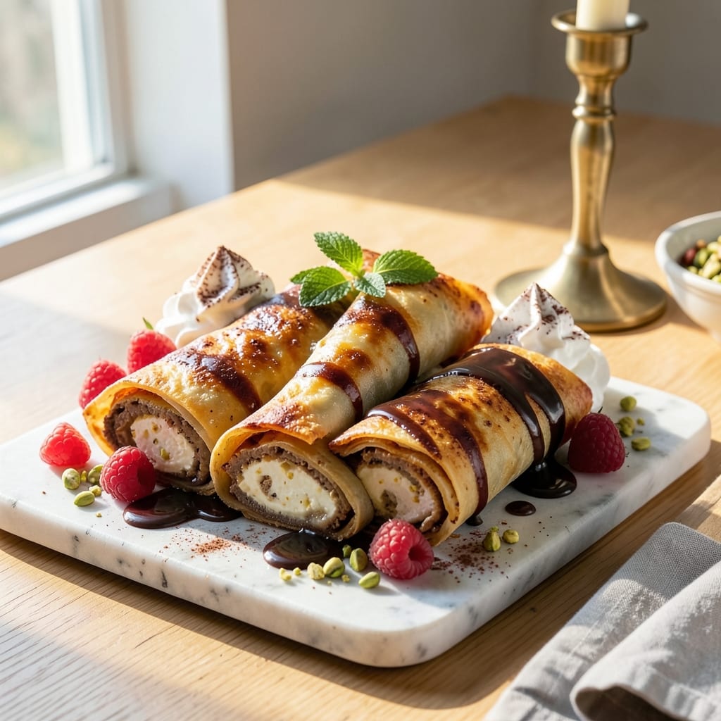Biscoff Cheesecake Egg Rolls Recipe: Crispy Crusts Stuffed With Creamy Cheesecake