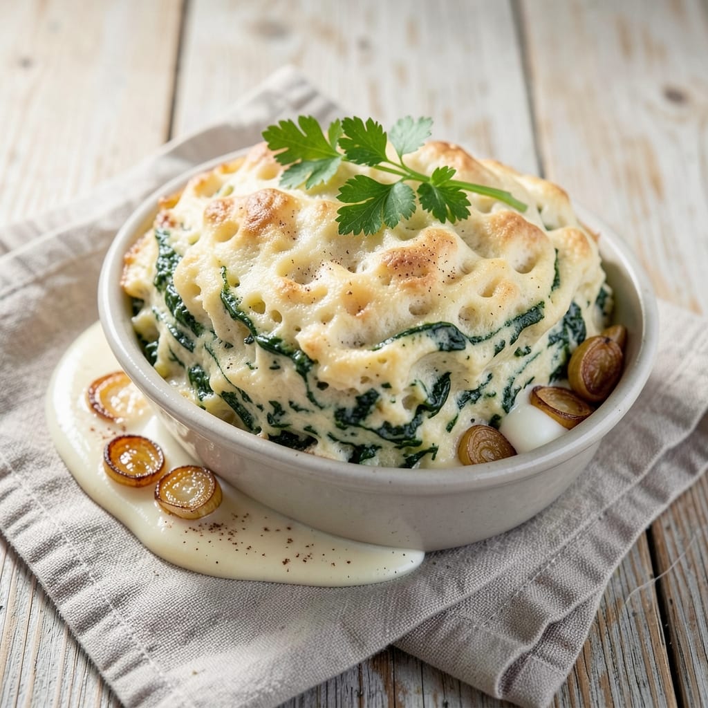 Egg And Spinach Soufflé Recipe: Light As Air Rise With Golden Crust