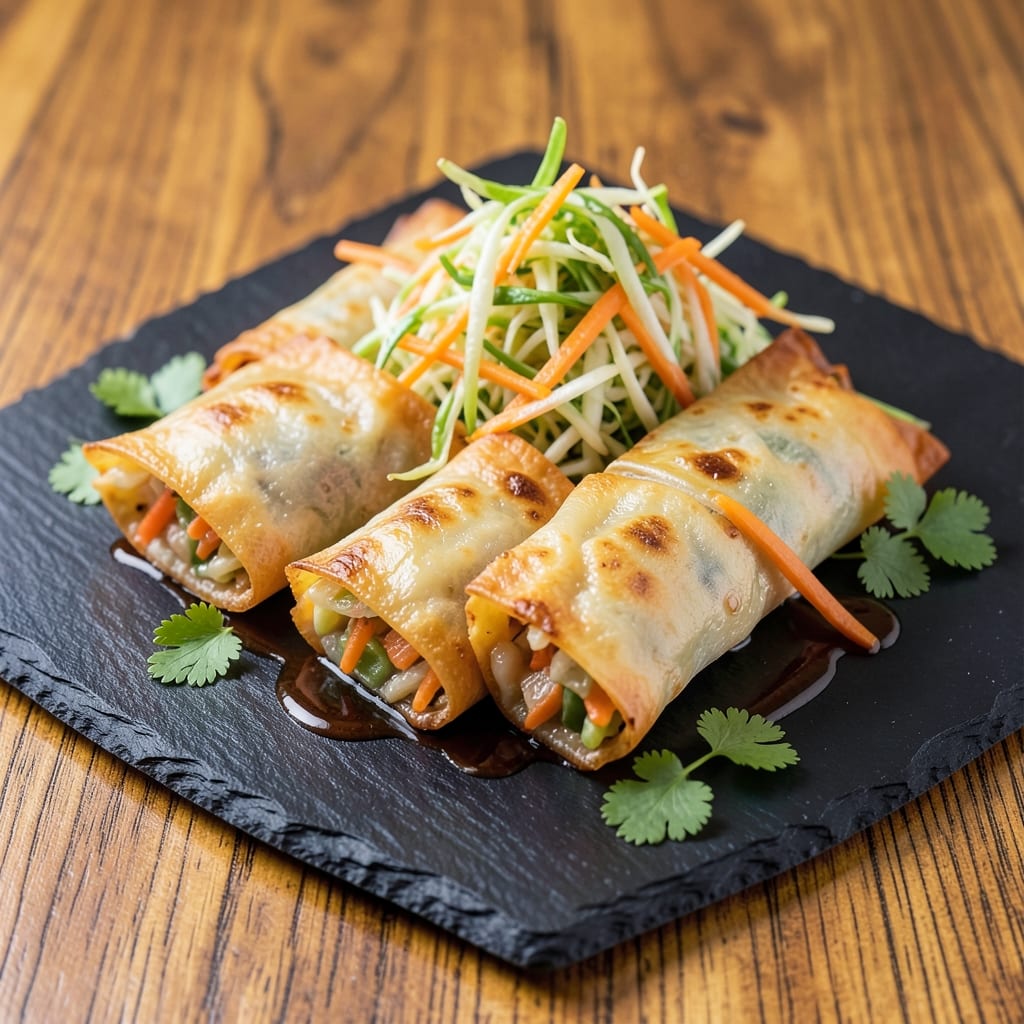 Cabbage and Carrot Egg Rolls Recipe: Crispy-Filled Breakfast Bites With Runny Yolk Magic