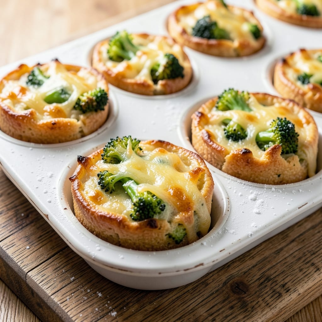 Broccoli Cheddar Egg Muffins Recipe: Crispy-Topped Veggie Protein Bites