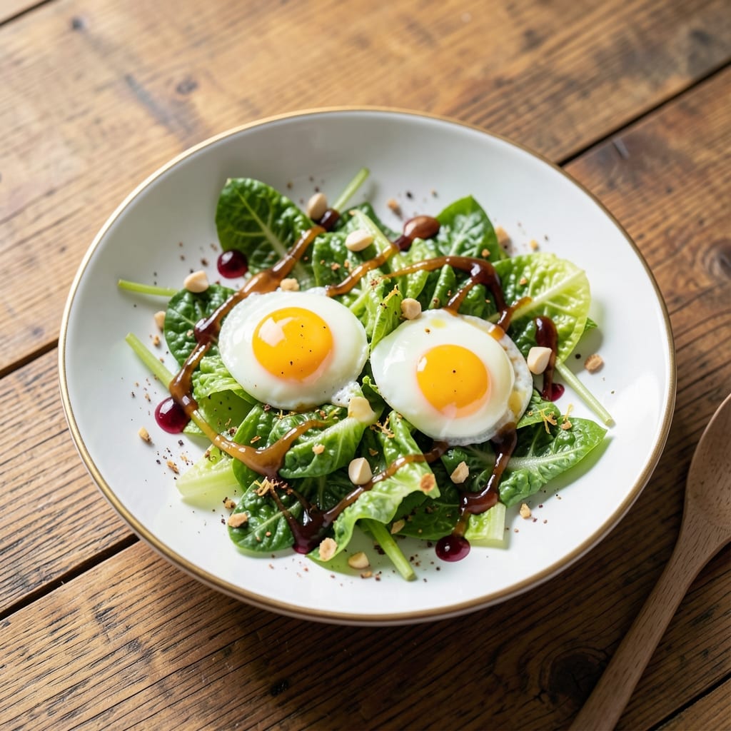 Egg and Lettuce Recipe: Crispy Fried Rice with Fresh Greens