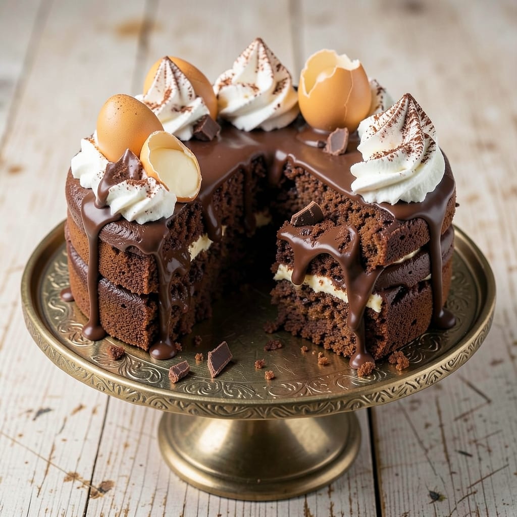 Cadbury Egg Crunch Cake Recipe: Crunchy Layers and Melty Chocolate Bliss