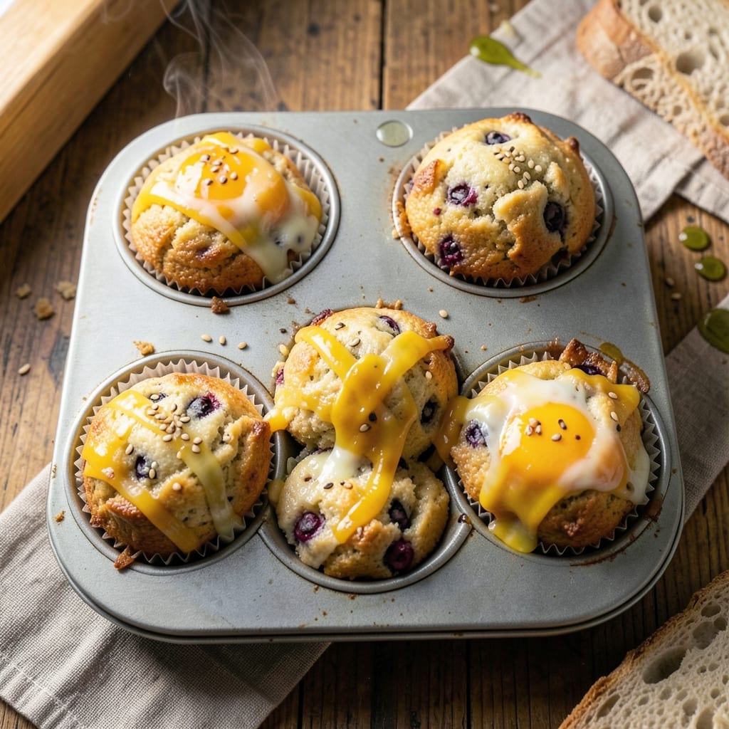 Egg and Cheese McMuffin Recipe: Fluffy Egg Clouds and Melty Cheese Layers
