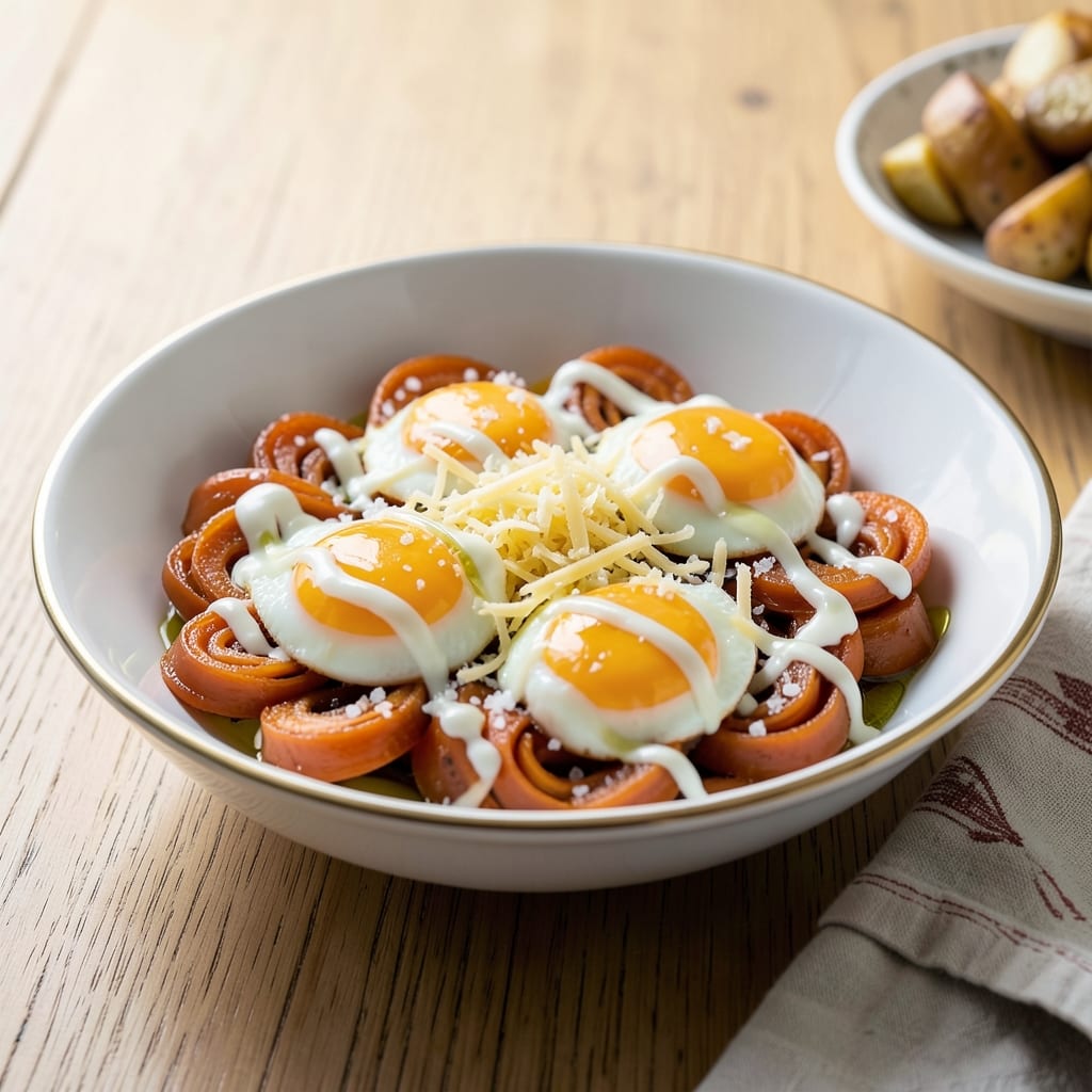 Carrot Egg Cheese Recipe: Crispy Top, Runny Yolk Magic