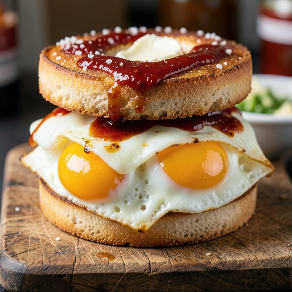 Bodega Egg Sandwich Recipe: Crispy Bagel, Runny Yolk Magic