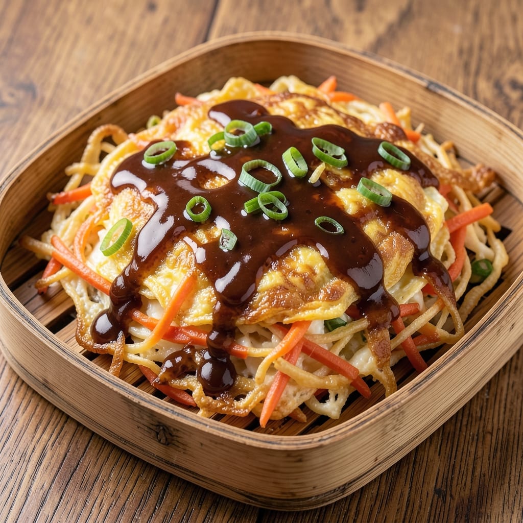 Chinese Takeaway Egg Foo Yung Recipe: Wok-Fried Crispy Edges and Silky Egg Centers