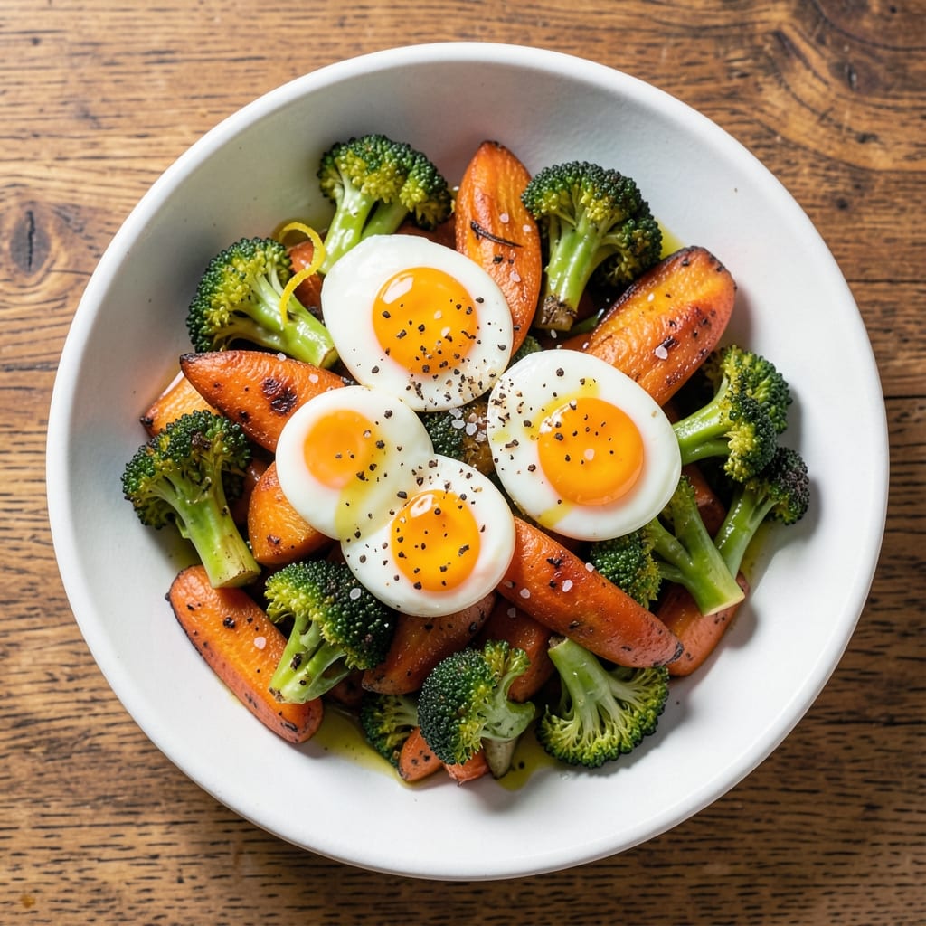 Carrot Broccoli Egg Recipe: Crispy-Topped Protein-Packed Breakfast Bowl