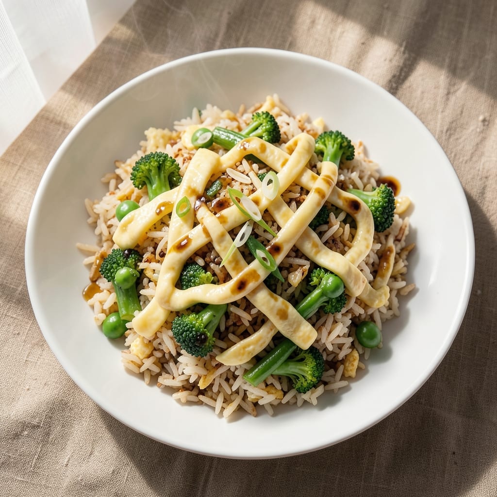 Easy Fried Rice Recipe with Egg and Frozen Vegetables: One-Pan Wok Magic in 15 Minutes