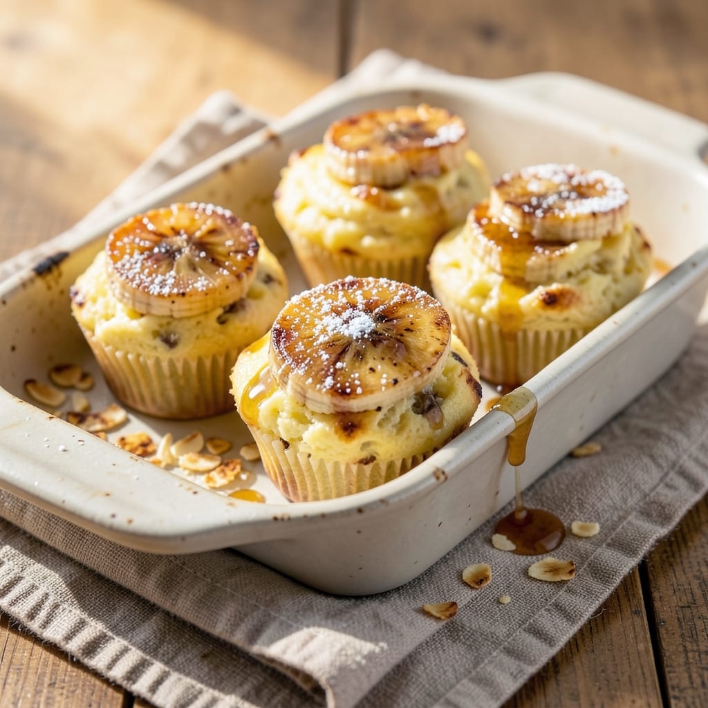 Banana Egg Bites Recipe: Mini Muffins With Silky Yolk and Sweet Banana Bursts