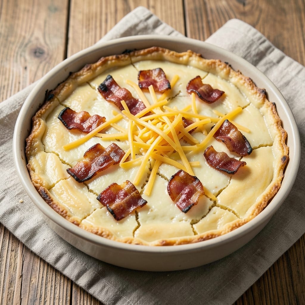 Crustless Bacon and Egg Quiche Recipe: Crispy-Edged Yolk Magic Without the Crust