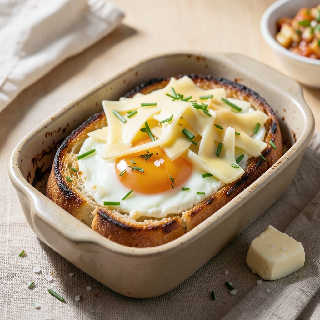 Baked Egg in Bread Recipe: Crispy Crust With Silky Yolk Magic