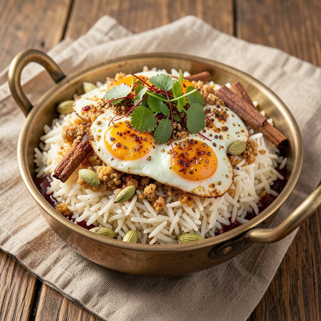 Egg Bhurji Biryani Recipe: Spiced Rice and Eggs Fusion in One Pot