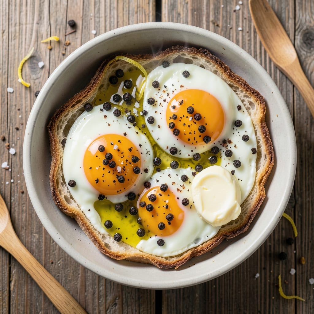 Black Pepper Fried Eggs Recipe: Spicy Kick and Silky Yolk Magic