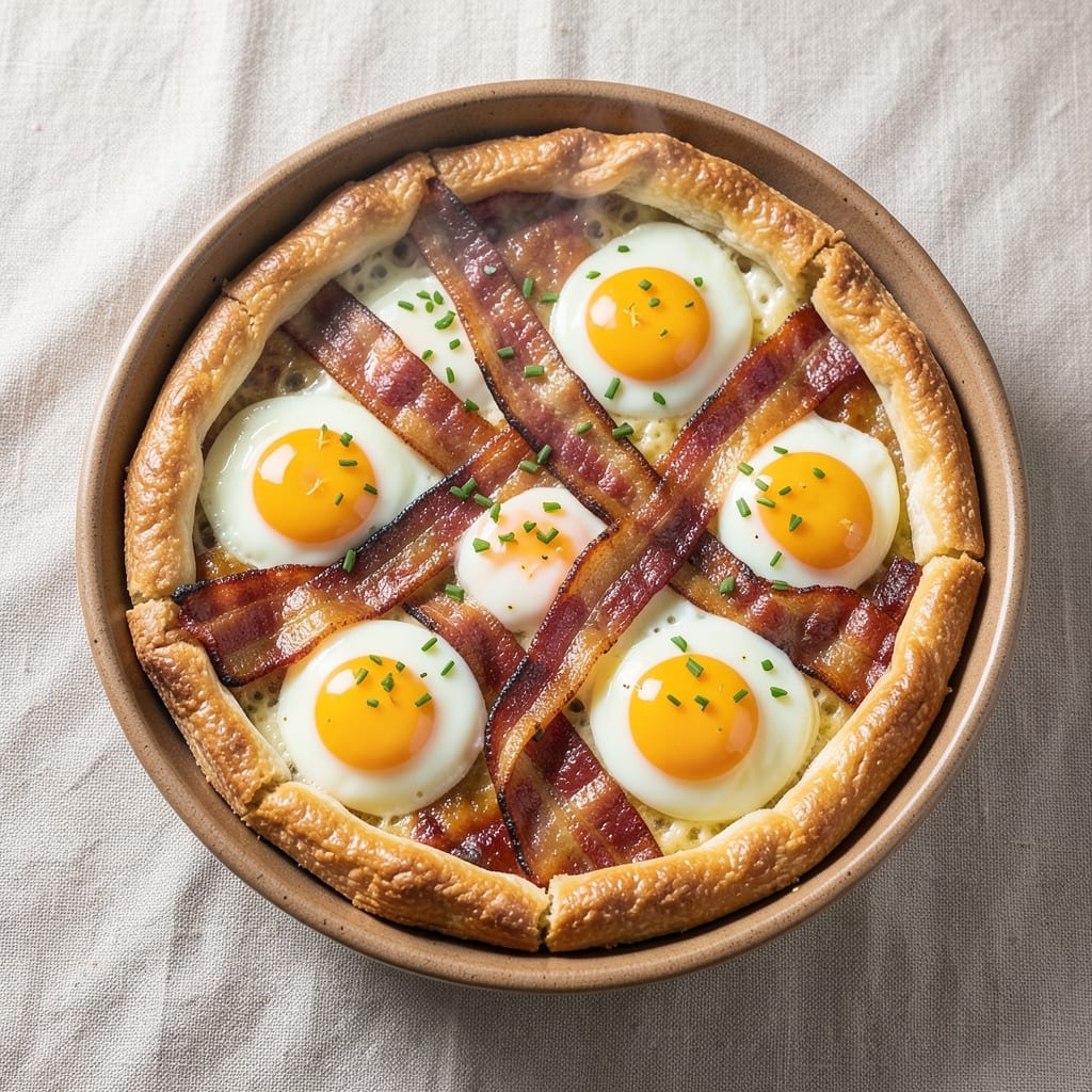 Bacon and Egg Tarts Recipe: Crispy Pastry Hugs Runny Yolk Magic