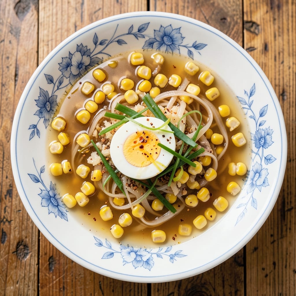 Chinese Corn Egg Drop Soup Recipe: Silky Ribbons and Golden Corn Bits