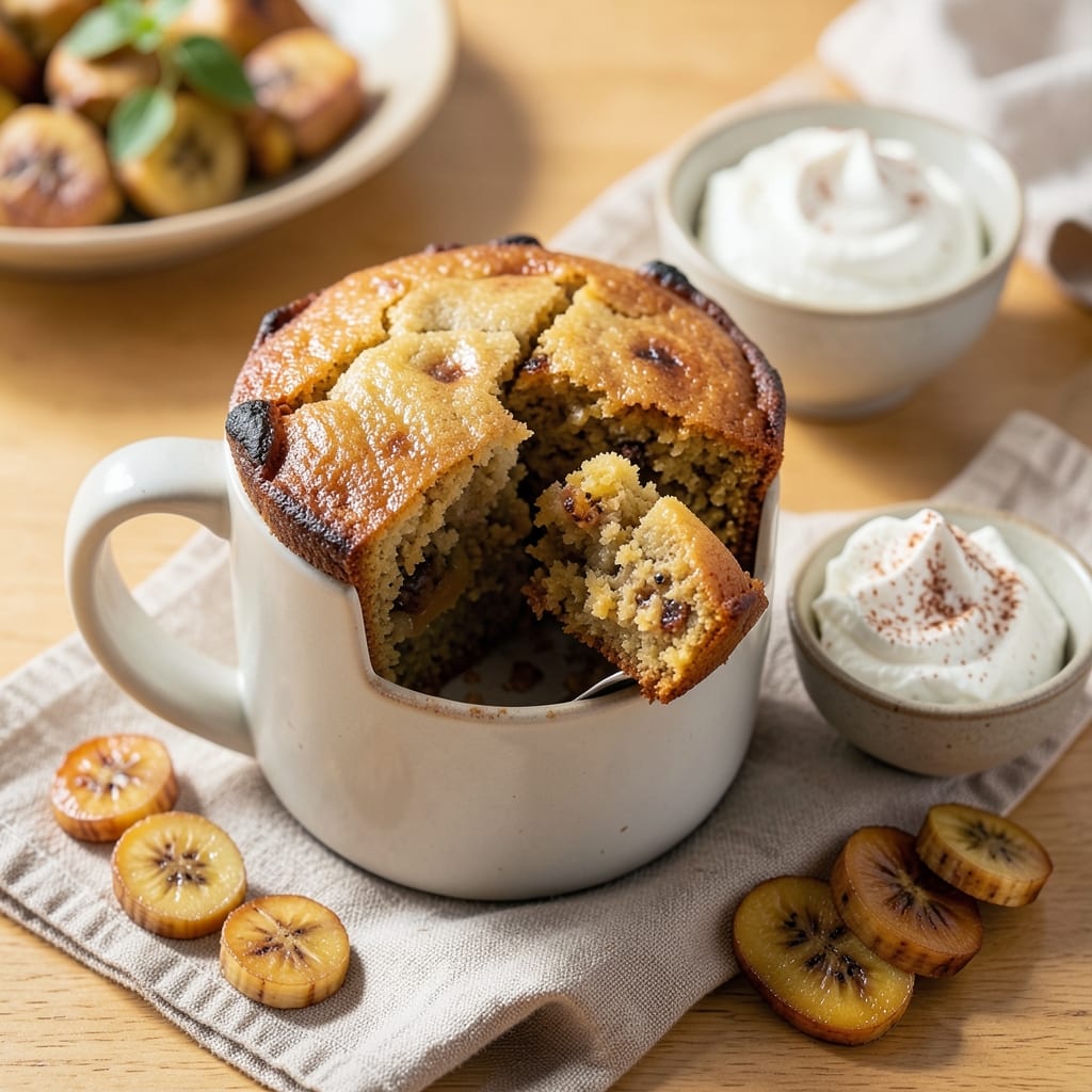 Banana Cake Recipe Without Egg in Microwave: Single-Serve Moistness in 5 Minutes