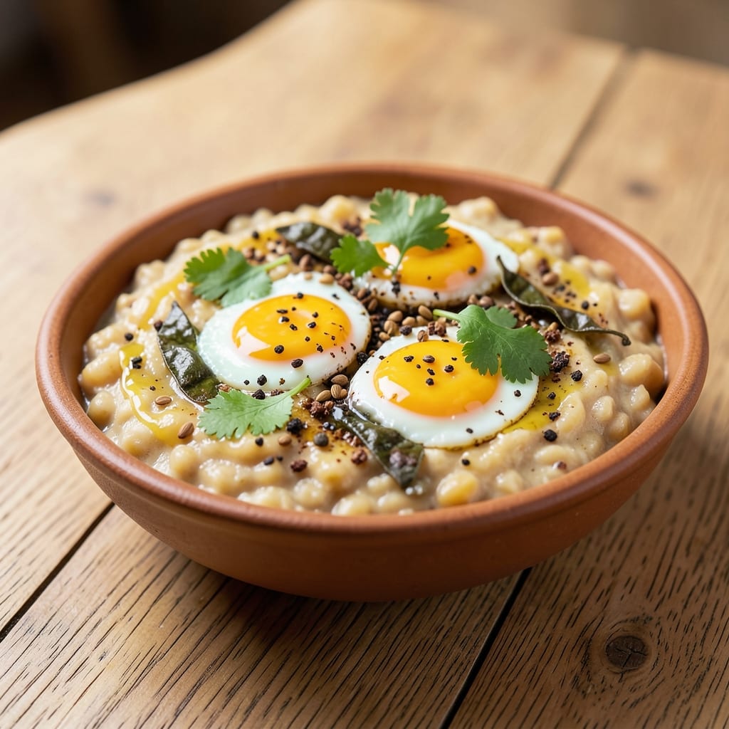 Chana Dal Egg Tadka Recipe: Spiced Cumin and Mustard Seed Magic