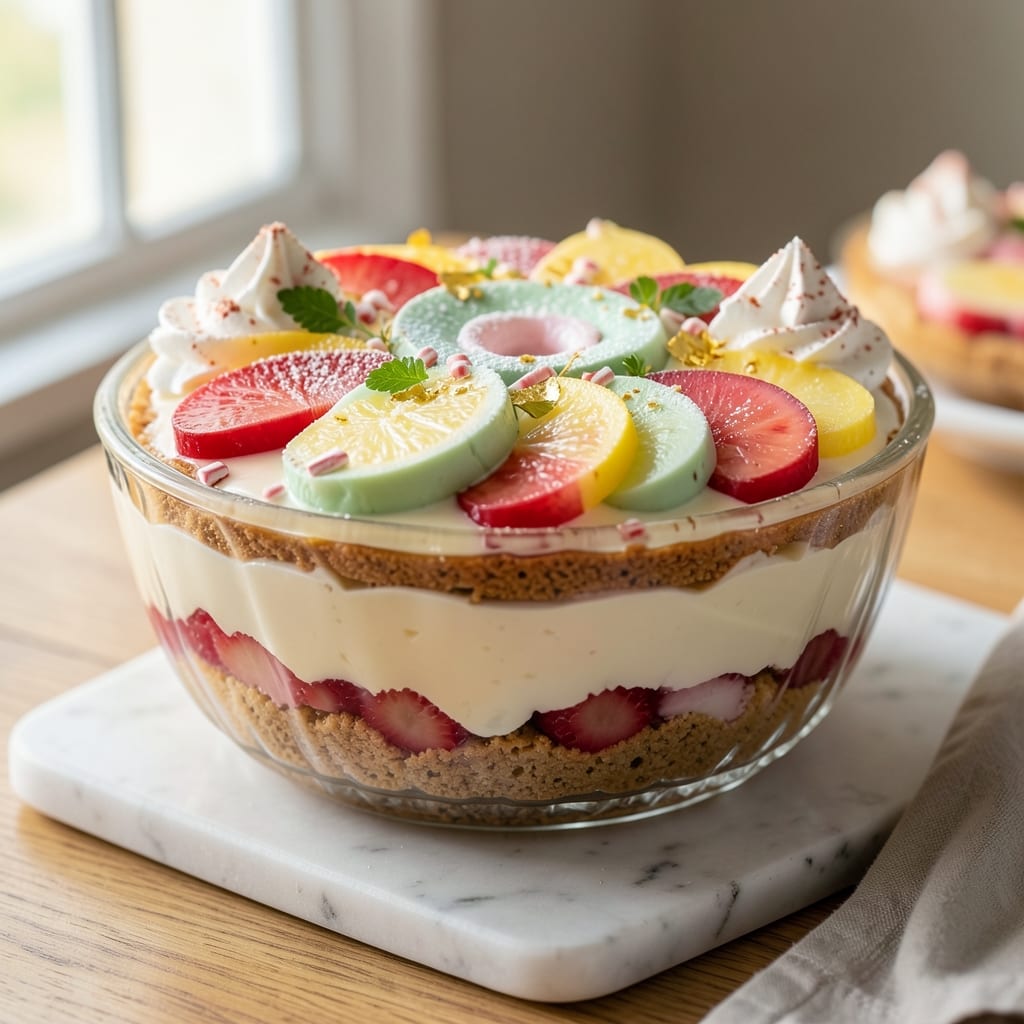 Easter Egg Cheesecake No-Bake Recipe: Swirled Vanilla and Berry Bliss