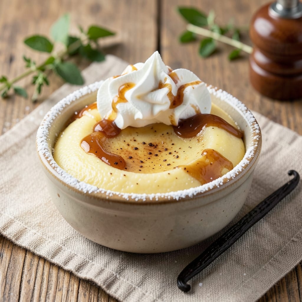 Bossen Egg Pudding Recipe: Silky Vanilla Custard With Toasted Bread Crumbs