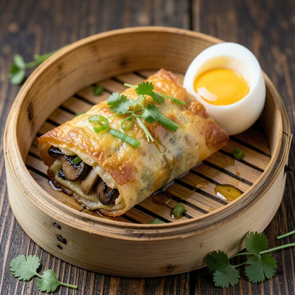 Ding Ho Egg Roll Recipe: Crispy Wonton Cups Packed With Silky Egg and Herb Filling
