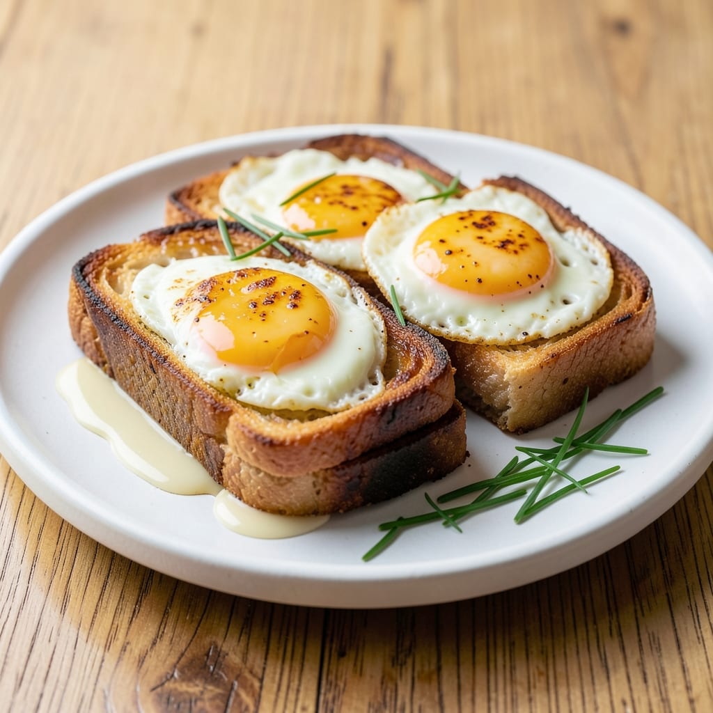 Crispy Egg Toast Recipe: Golden Crust With Runny Yolk Magic