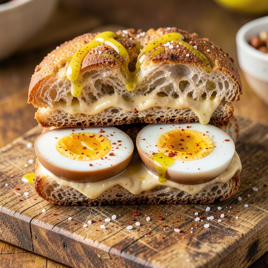 Boiled Egg Sandwiches Recipe Indian Style: Spiced Masala Mayonnaise Magic