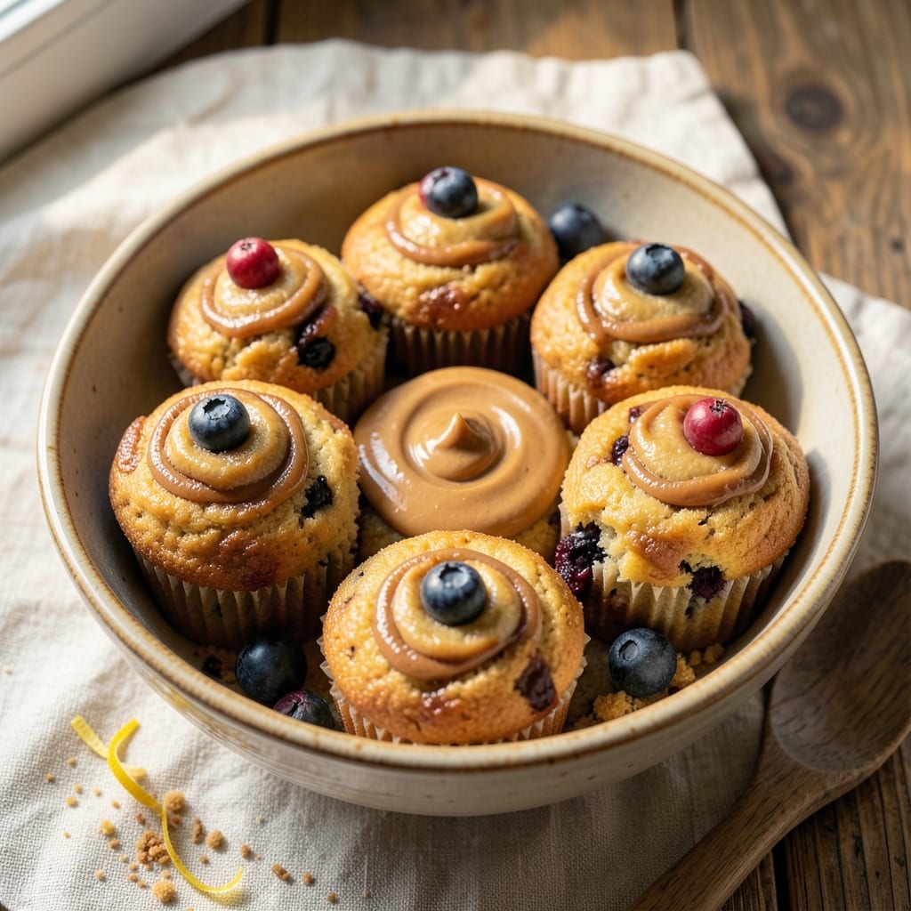 Banana Egg Peanut Butter Blueberry Muffins Recipe: Triple-Layered Moisture With Nutty Crunch