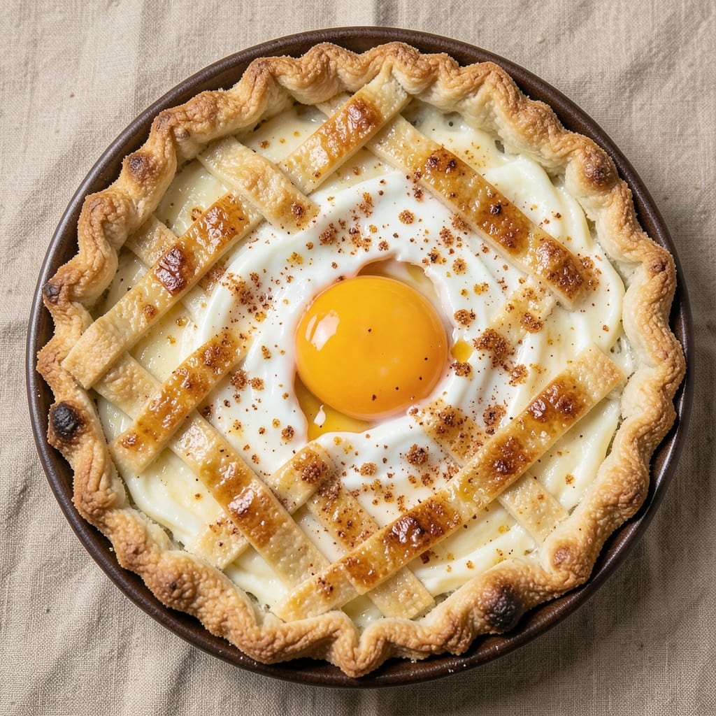 Chef RV Egg Pie Recipe: Flaky Crust Hugs Rich Custard Magic