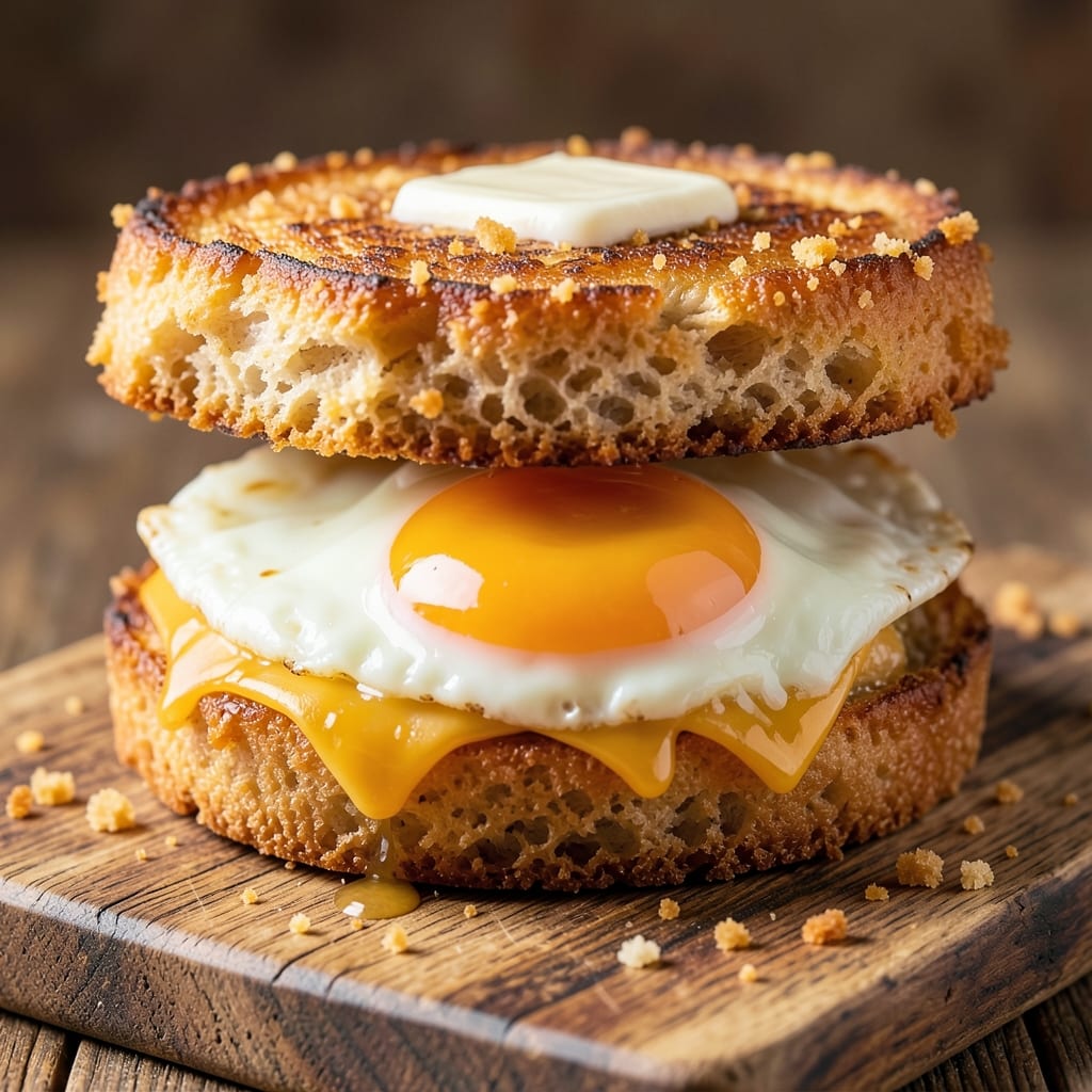 Egg and Cheese Breakfast Sandwich Recipe: Fluffy Eggs and Melted Cheese in 10 Minutes