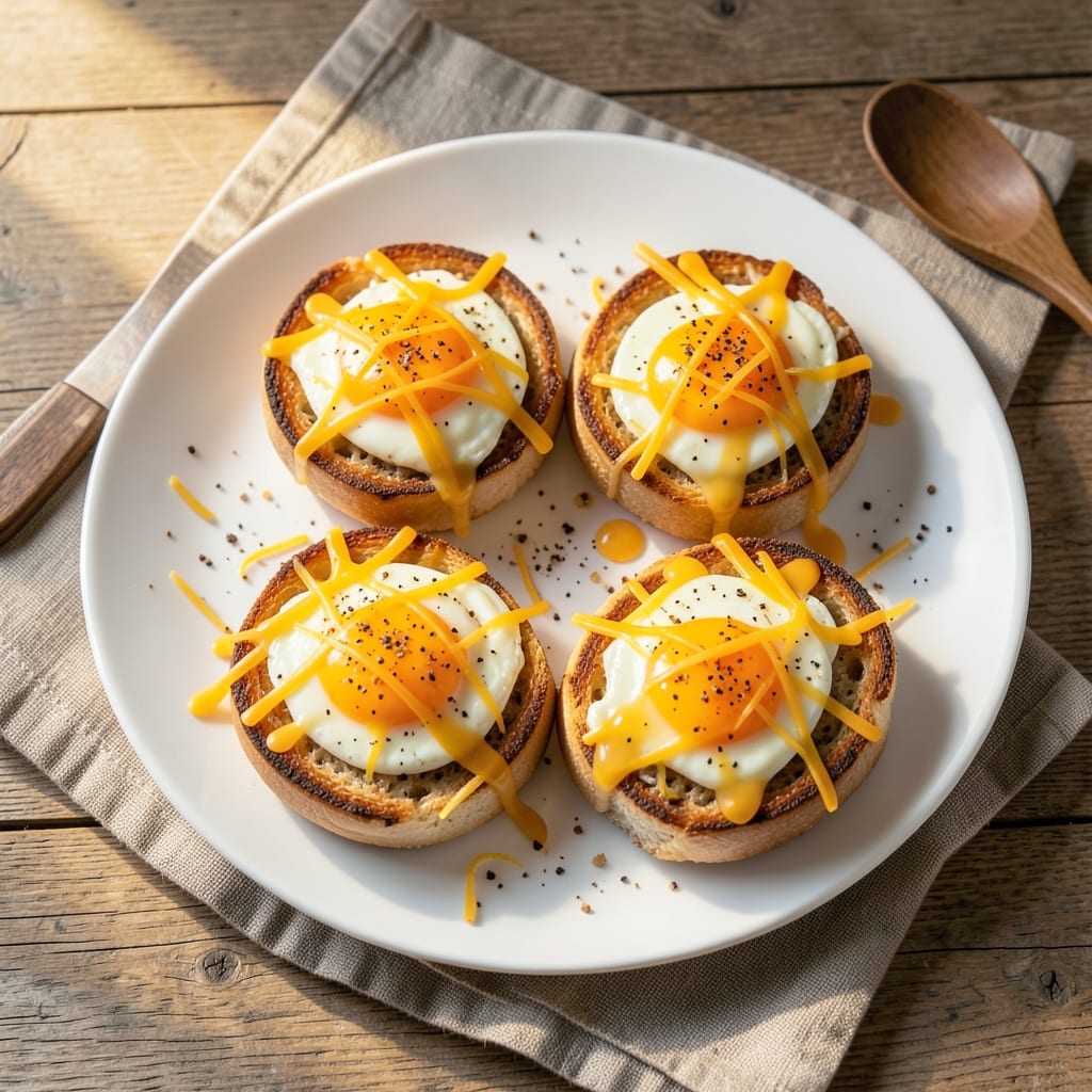 Cheesy Egg Bagel Air Fryer Recipe: Crispy Shells With Gooey Cheese Pulls