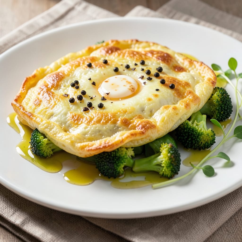 Broccoli Egg Omelette Recipe: Crispy Florets and Silky Yolk Magic