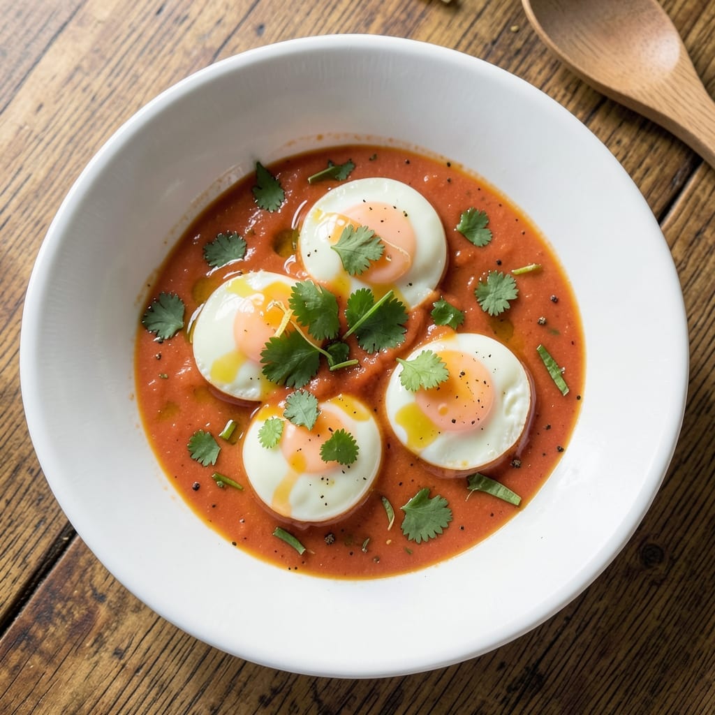 Egg Aguachile Recipe: Citrus-Marinated Poached Eggs With Chili Heat