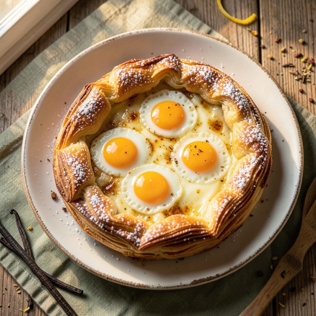 Big Egg Tarts Recipe: Flaky Crust with Silky Yolk Magic