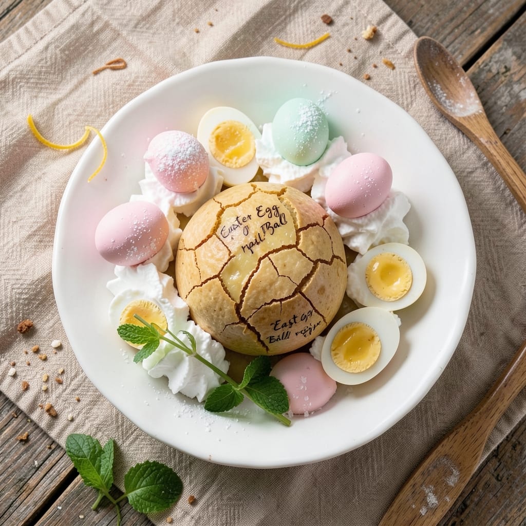 Easter Egg Ball Recipe: Fluffy Clouds with Hidden Chocolate Surprises