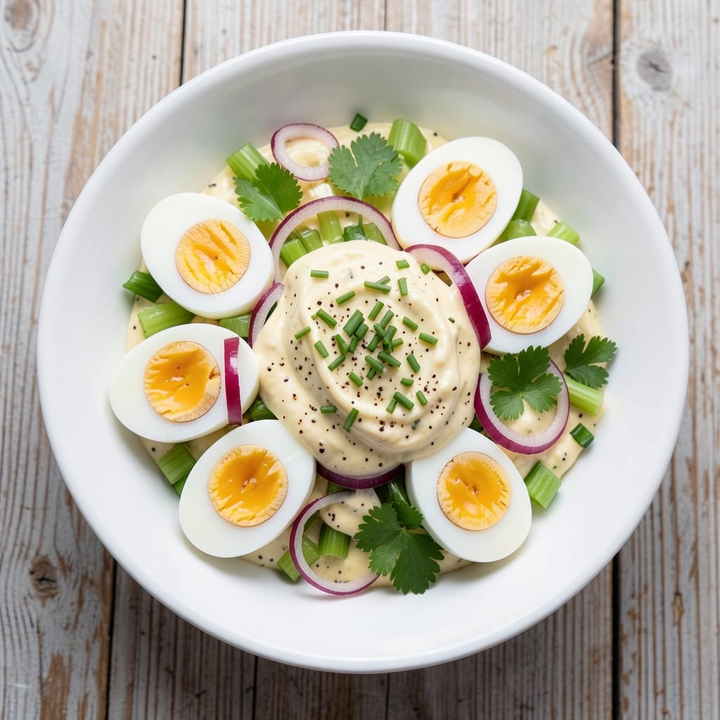 Best Rated Egg Salad Recipe: Classic Creamy Texture With Crunchy Celery Bites
